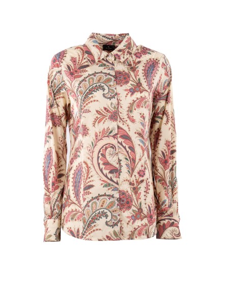 Shop ETRO  Camicia: Etro camicia slim con paisley.
Vestibilità slim.
Colletto classico.
Maniche lunghe.
Polsini con bottone.
Chiusura con bottoni logati.
Composizione: 97% cotone, 3% elastan.
Made in Italy.. WRIA0020 99SAE6-X0802